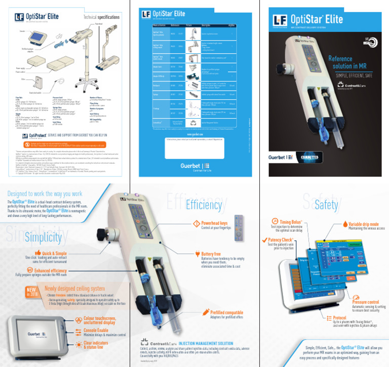 OptiStar® Elite Injector Overview | PDF | Syringe
