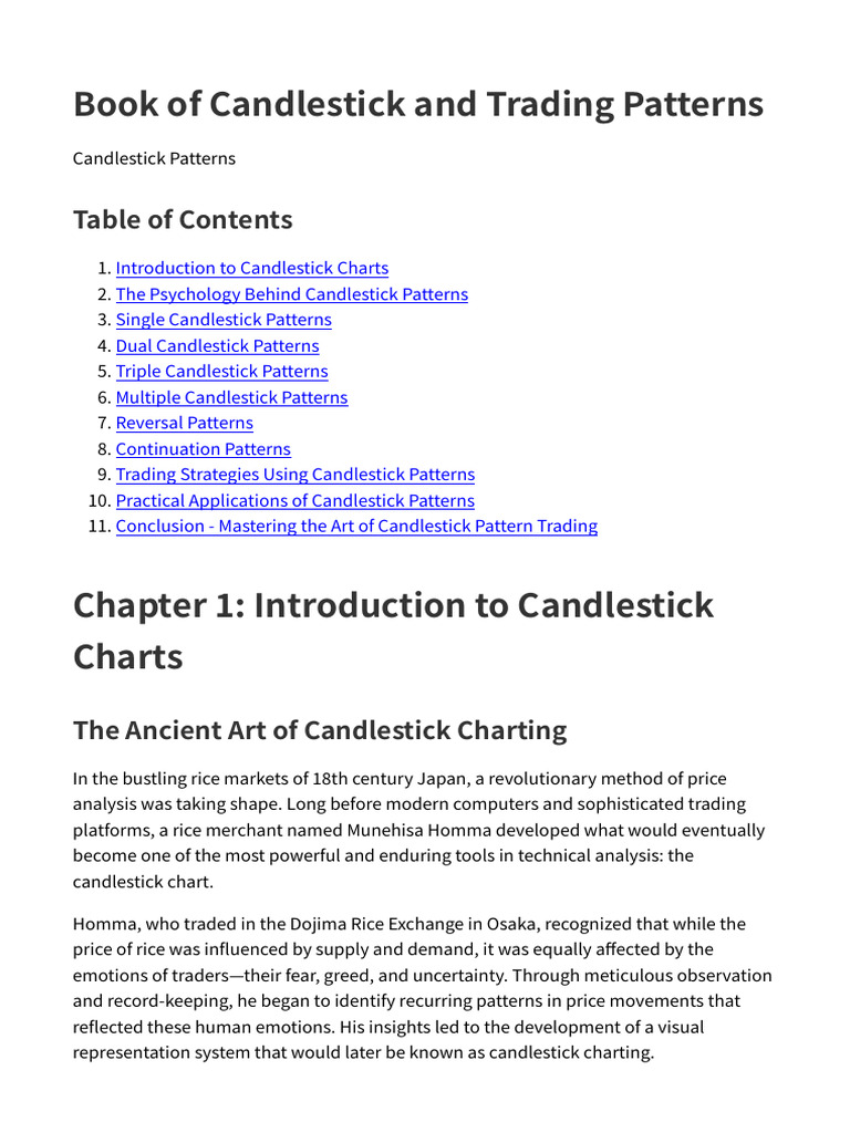 Mastering Candlestick Trading Patterns | PDF | Market Trend | Technical ...