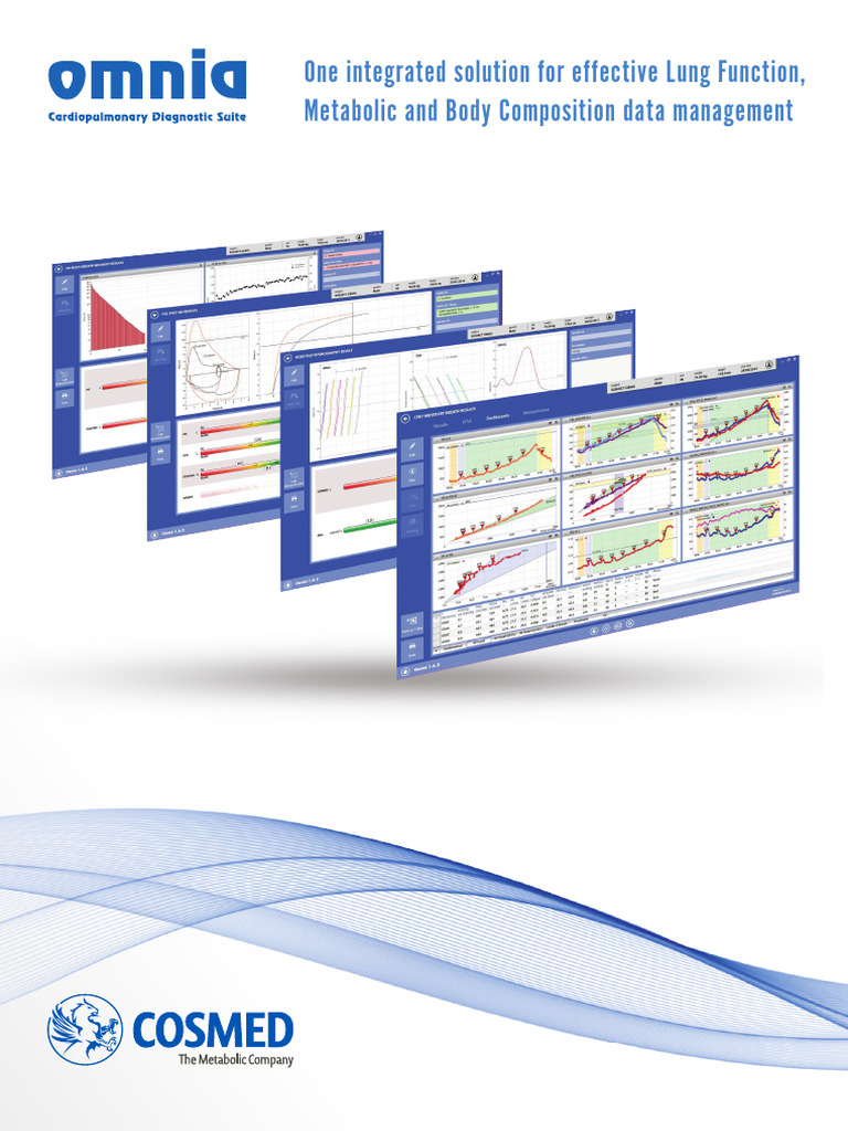 Cosmed Omnia Spirometry Software | PDF | Graphical User Interfaces ...