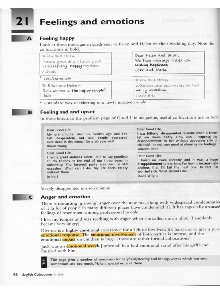 Feelings and Emotions | PDF