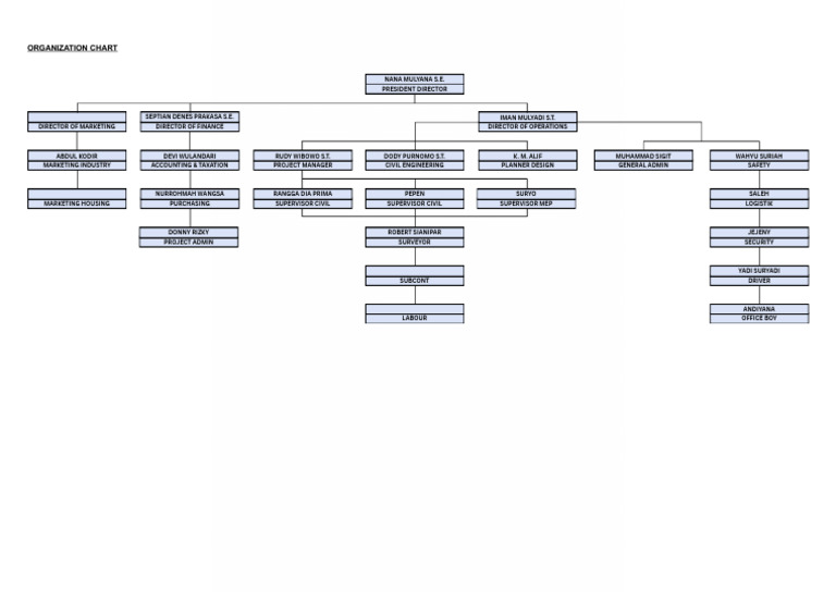 Organization Chart | PDF