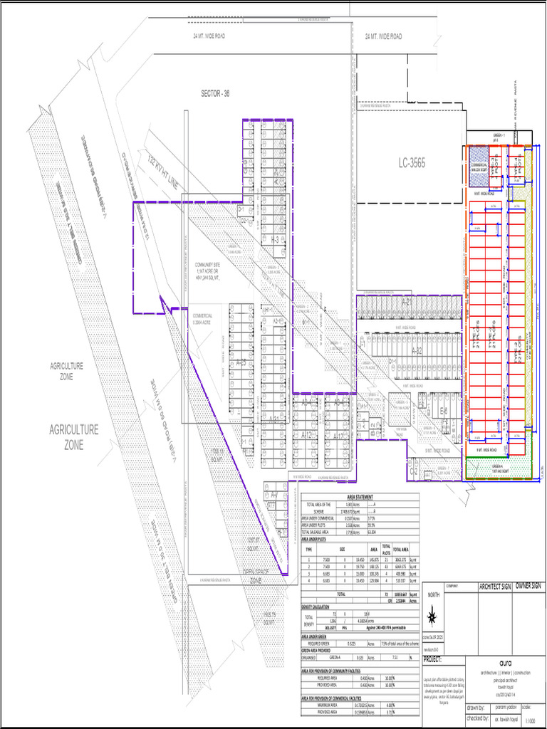Layout Plan for Affordable Colony | PDF