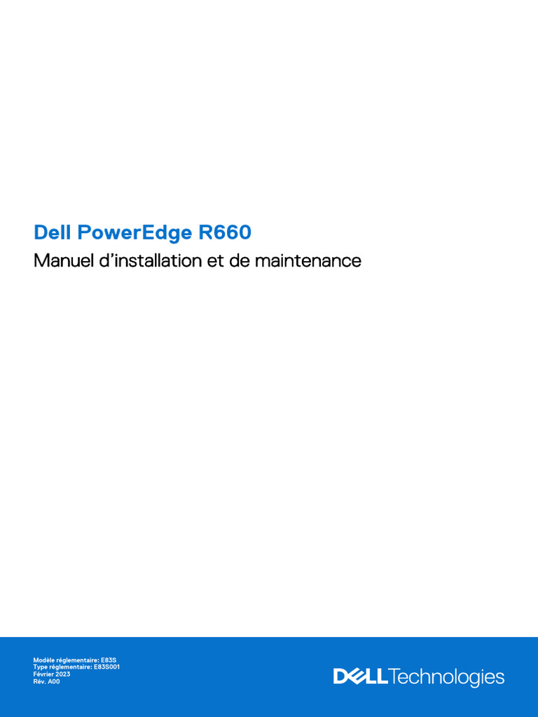 Datasheet Dell PowerEdge R660 | PDF | USB | Solid-state Drive