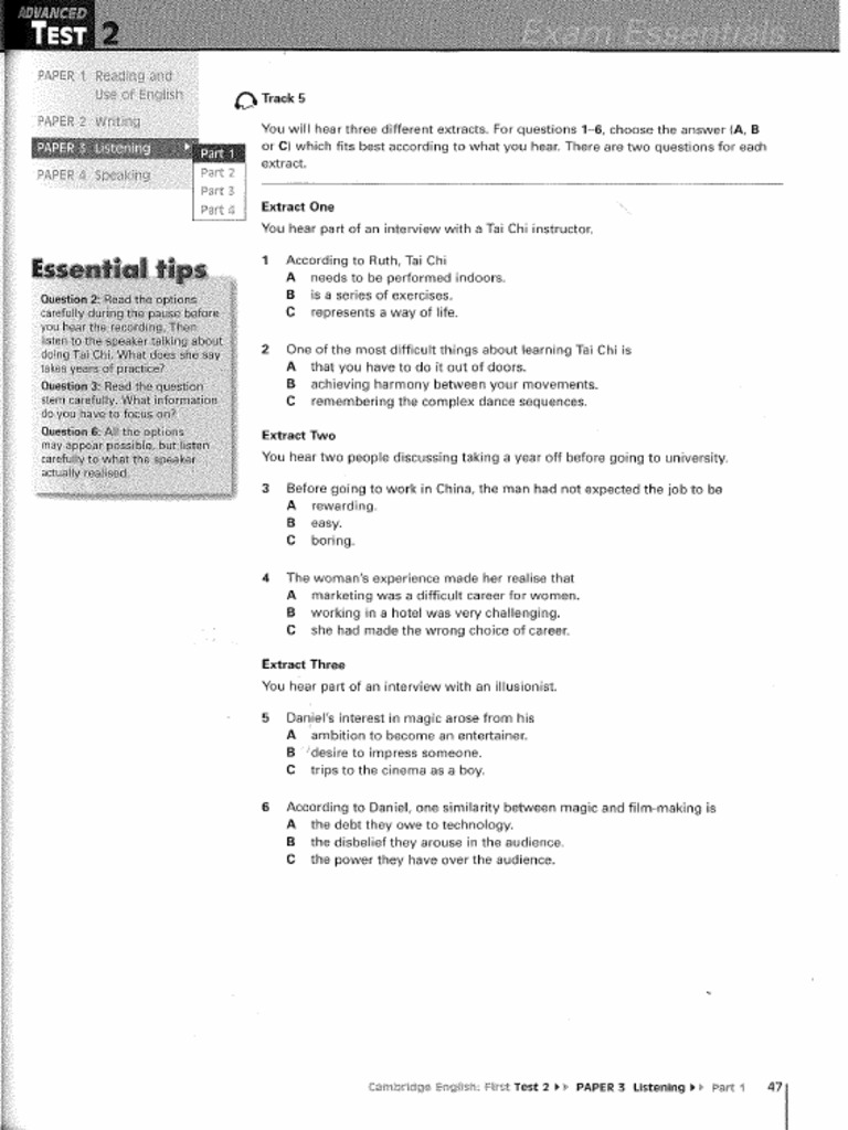 Listening Test 2 | PDF