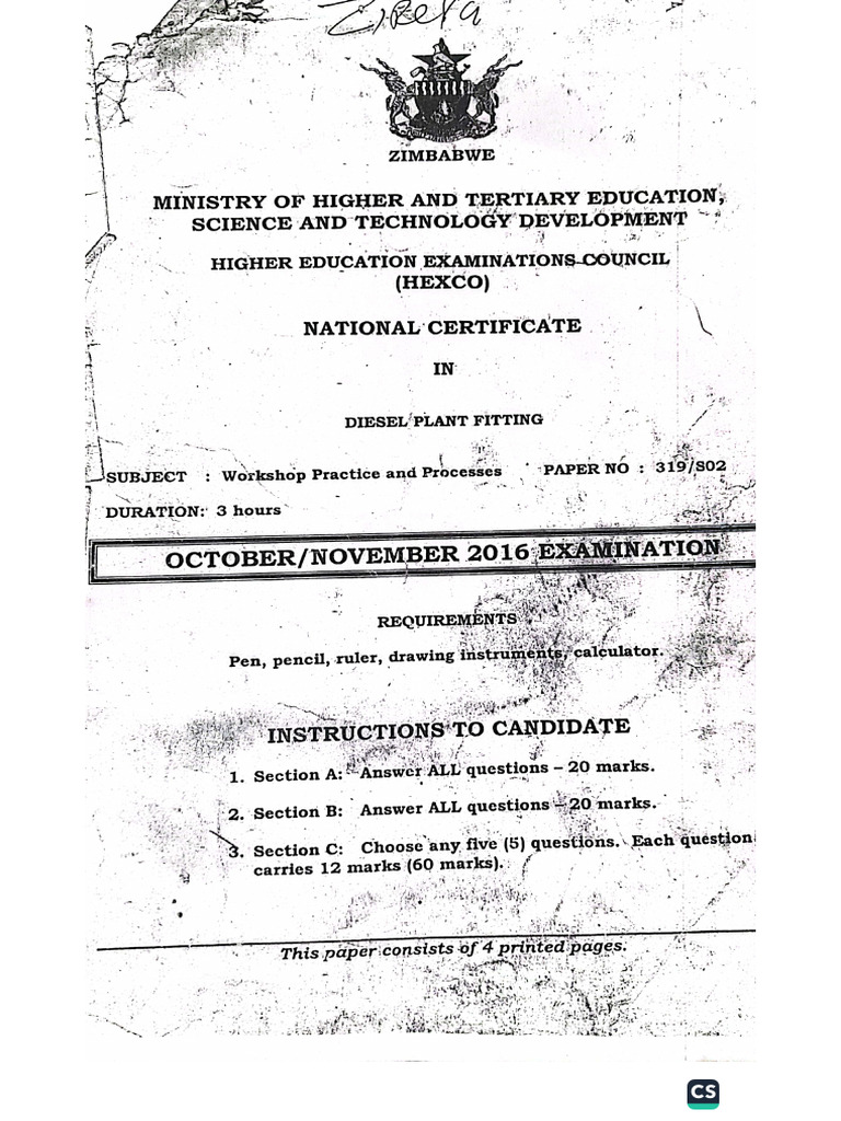 DPF Question Paper | PDF