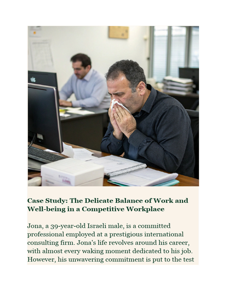 Case Study - The Delicate Balance of Work and Well-Being in A ...