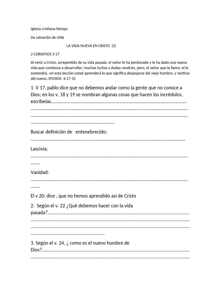 Iglesia Cristiana Tiempo | PDF | Cristo (título) | Creencia y doctrina ...