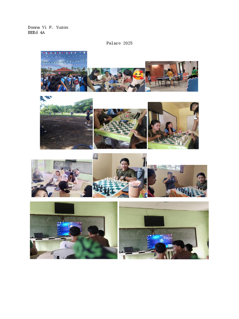 Palaro Documentation, YUZON | PDF