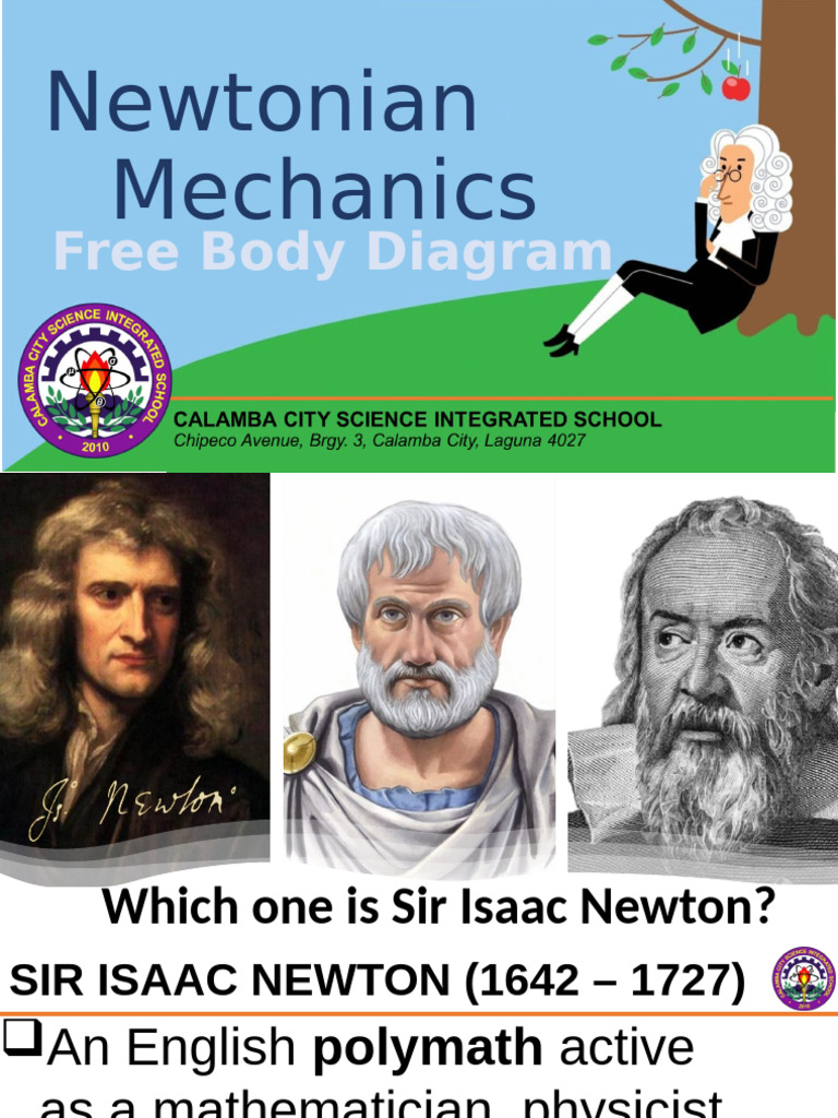 Qt2 Lesson 2 Newtonian Mechanics Part I | PDF | Force | Newton's Laws ...