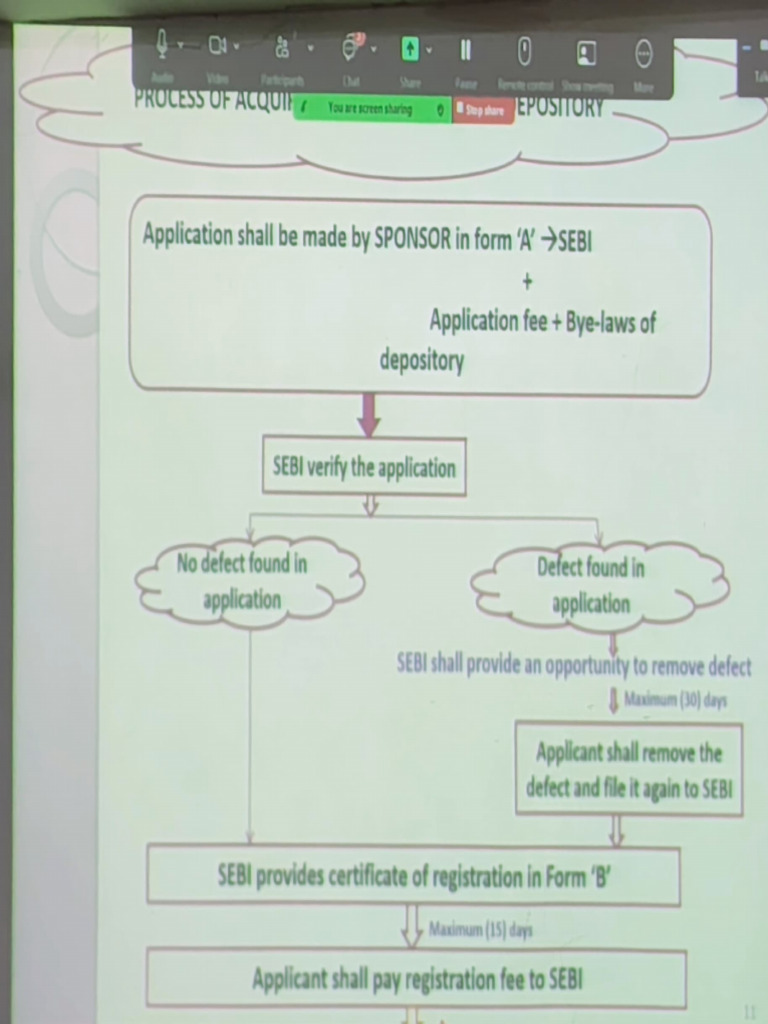 SEBI Application Process for Depository Registration | PDF | Economies ...