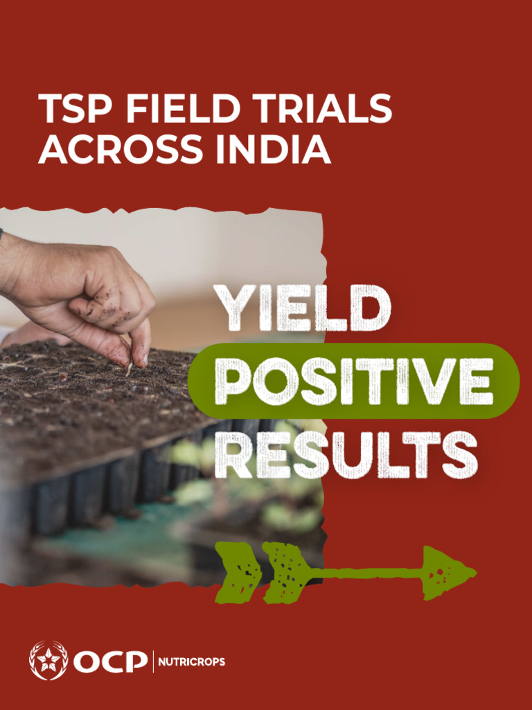 TSP Field Trials Yield Positive Results | PDF