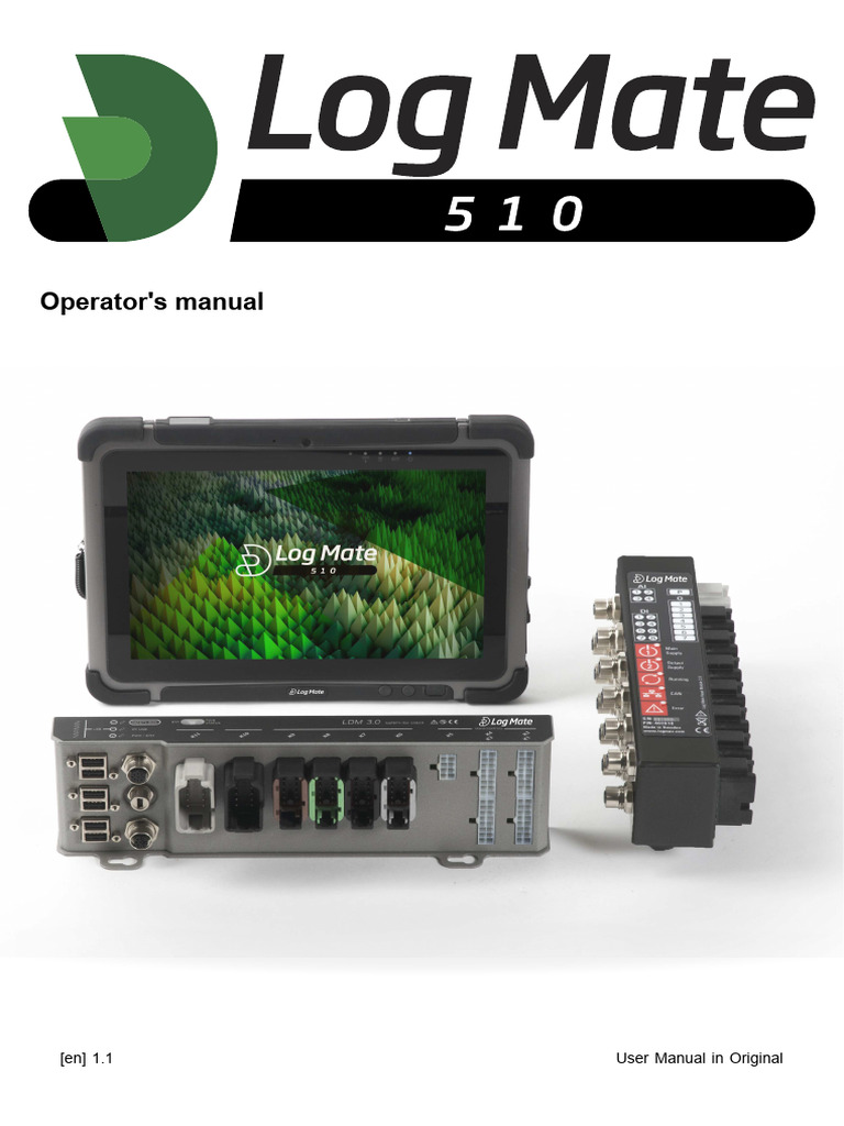Log Mate 510 Operator's Manual | PDF | Icon (Computing) | Menu (Computing)