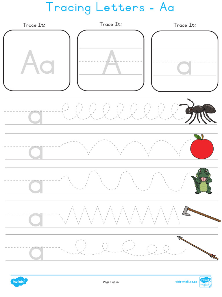Preschool Tracing Letters Activity Pack Ver 2 | PDF | Languages Of Asia