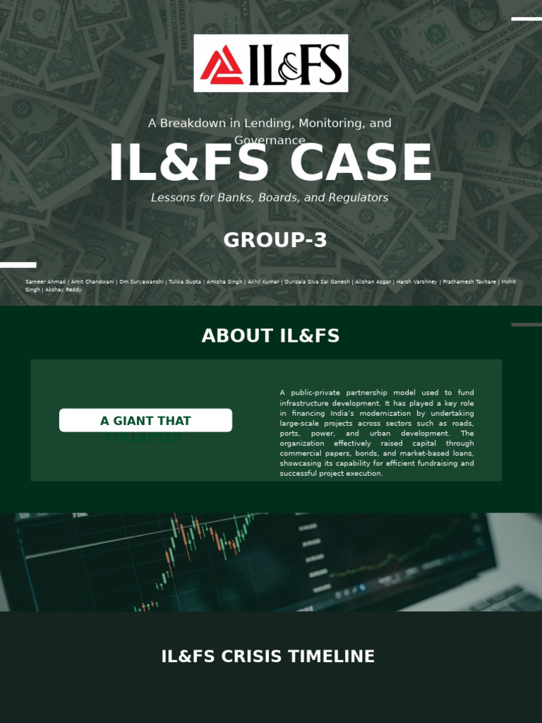 IL&FS Crisis: Governance and Lending Failures | PDF | Loans | Audit