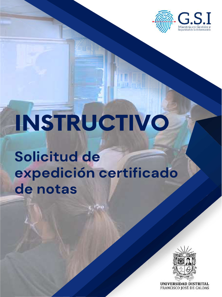 Instructivo Solicitud de Expedicion Certificado de Notas | PDF