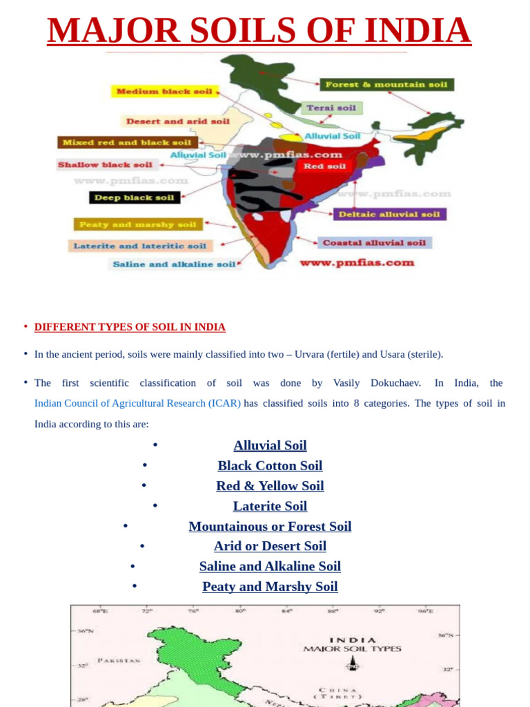 Soil Types of India | PDF | Soil | Horticulture