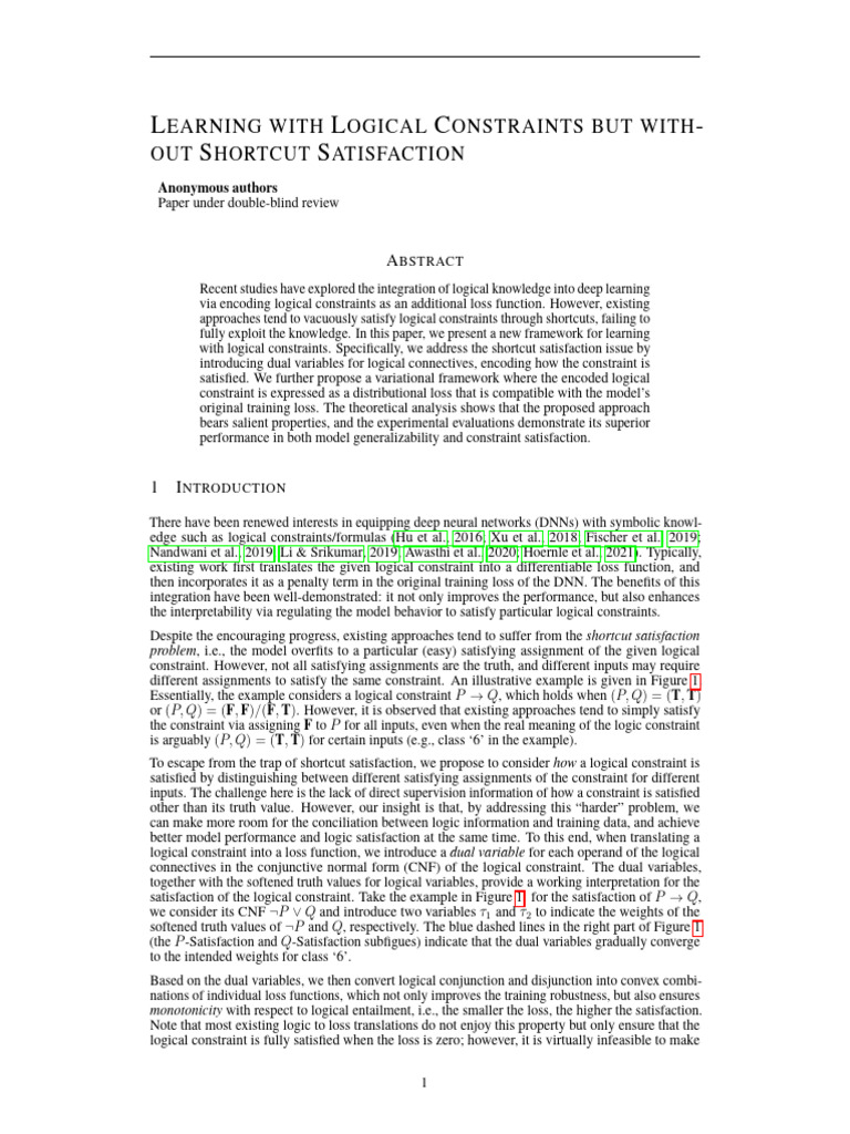 Learning with Logical Constraints Framework | PDF | Normal Distribution ...