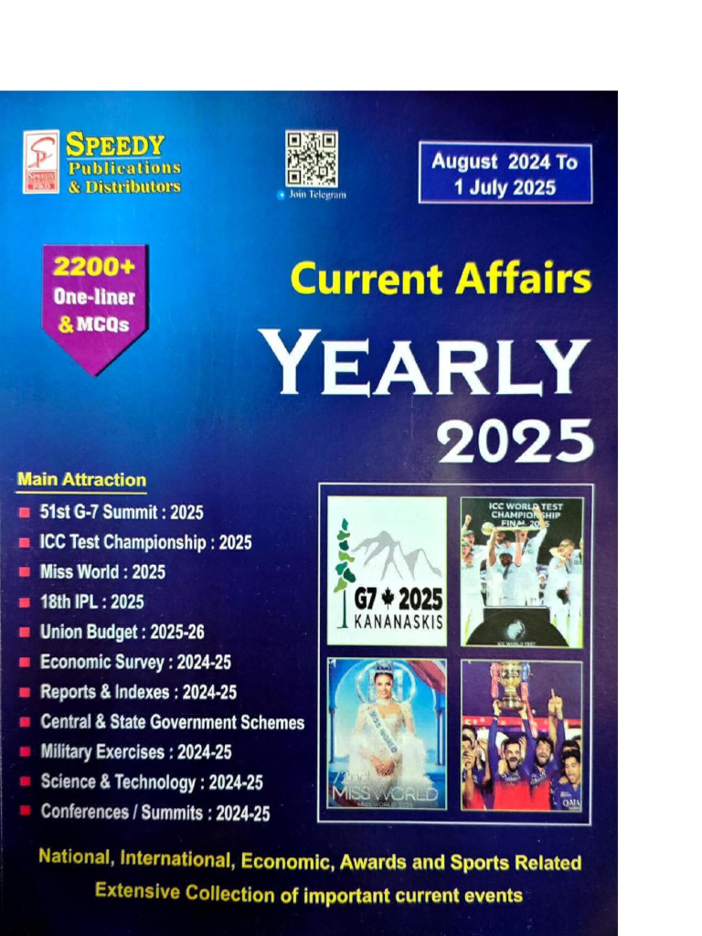 Speedy July 2025 Current Affairs in Englishby @apna - Speedy | PDF