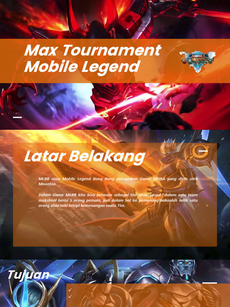 Proposal Max Mobile Legend Poso | PDF