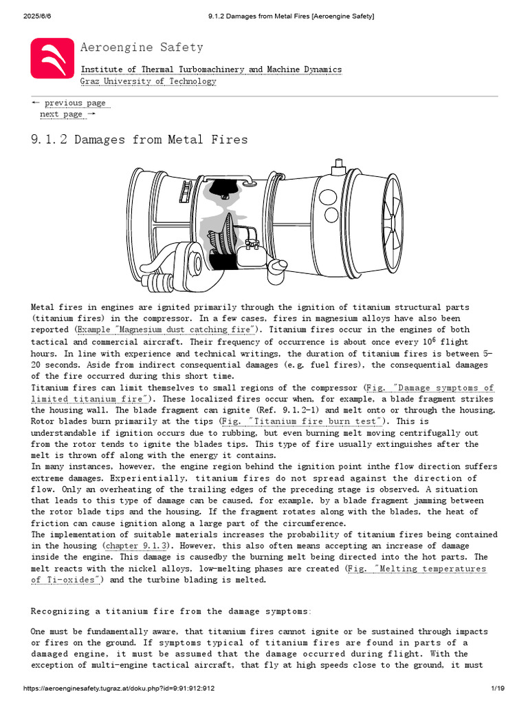 Titanium Fire Damage in Engines | PDF | Fires | Titanium