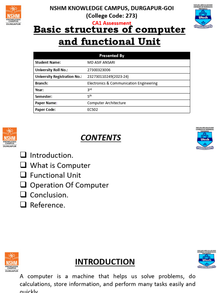 Computer Architecture Basics Explained | PDF | Computer Data Storage ...