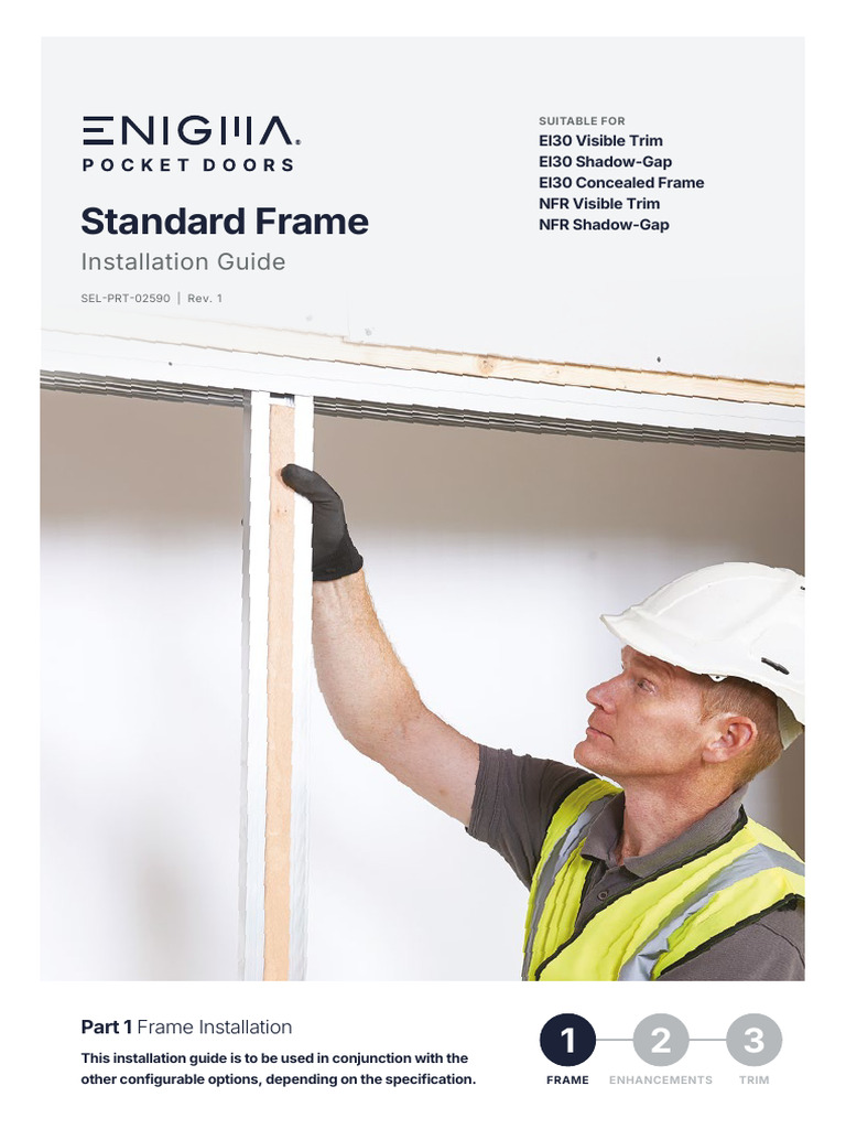 Standard Frame Installation Guide | PDF | Door | Lumber