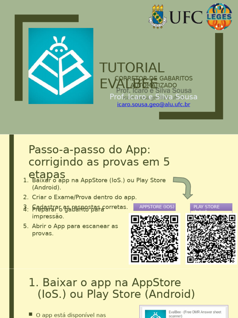 Tutorial Evalbee Icaro | PDF | Aplicativo para celular | iOS