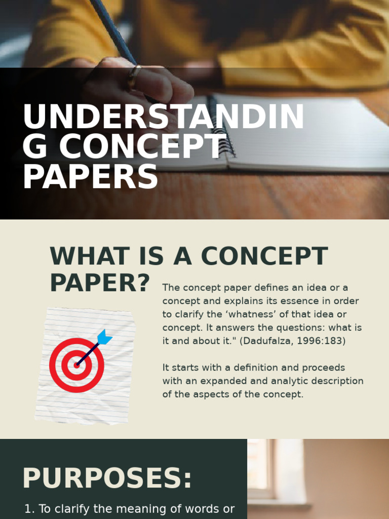 Understanding Concept Papers Explained | PDF | Definition | Concept