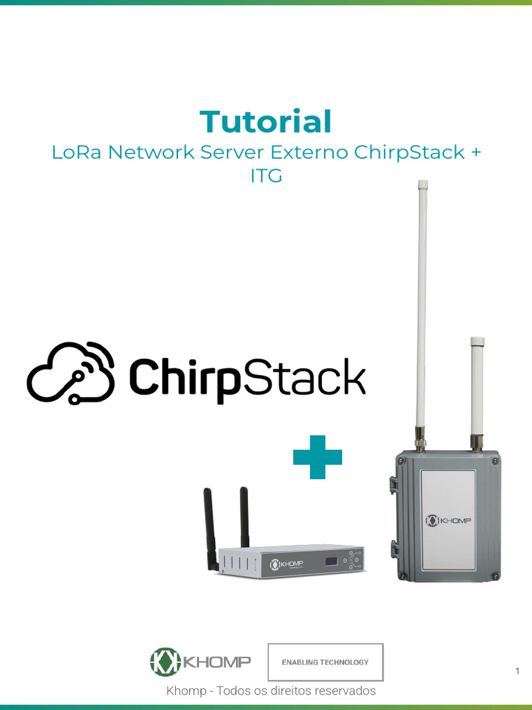 Tutorial de Integração ITG e ChirpStack | PDF | Rede de computadores ...
