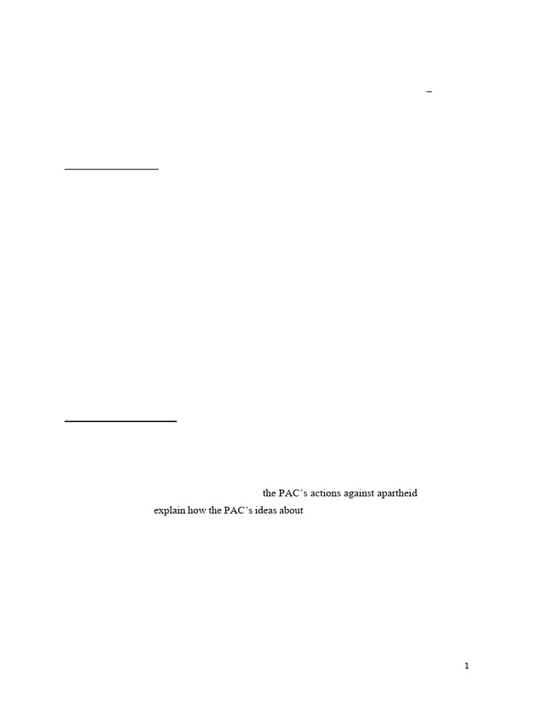 HIST2614 Part 2 Assignment Instructions 2023 | PDF | African National ...