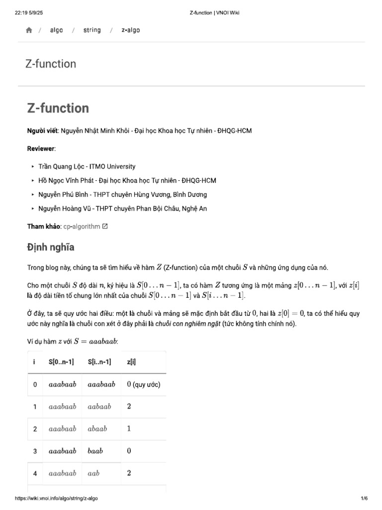 Z Function | PDF