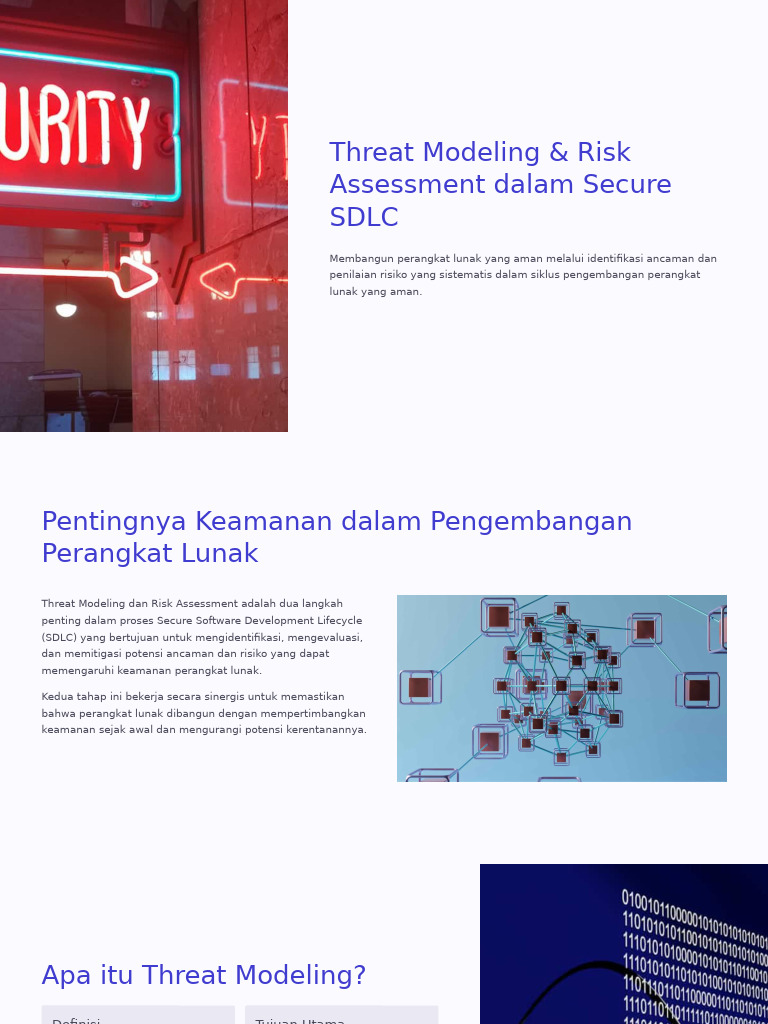 Threat Modeling & Risk Assessment SDLC | PDF