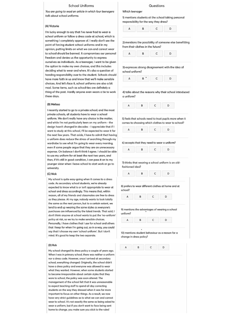 Reading And Use Of English Part 7 Pdf