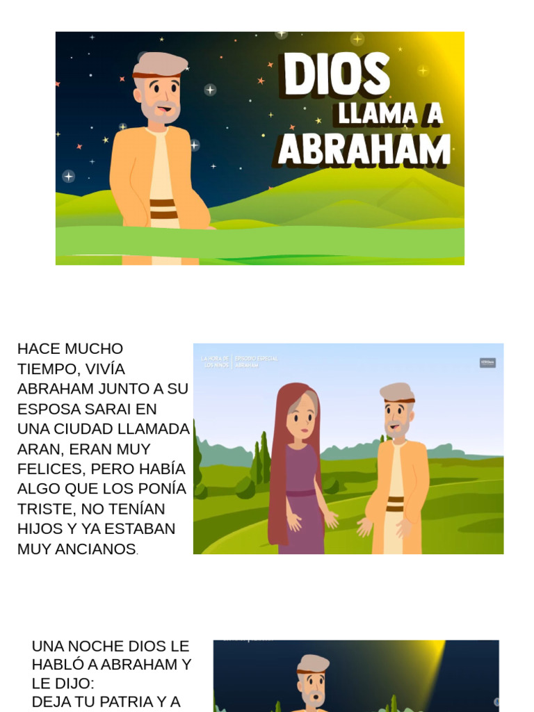 La historia de Abraham y su fe | PDF | Abrahán | Sarah