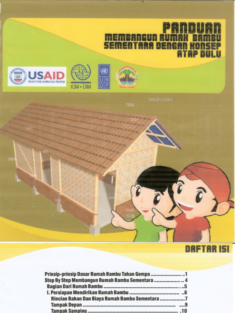Panduan Membangun Rumah Bambu