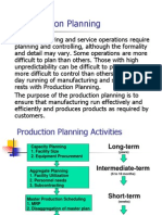 Production Planning and Inventory Management