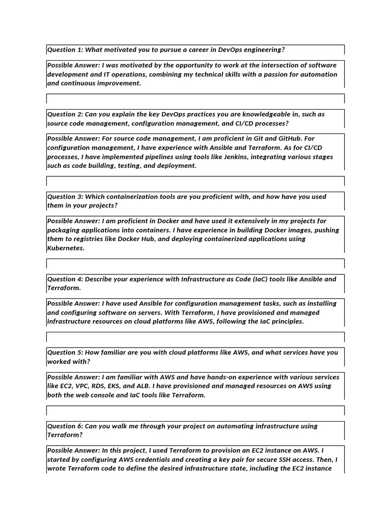 DevOps Engineering Interview Insights | PDF | Scalability | Software