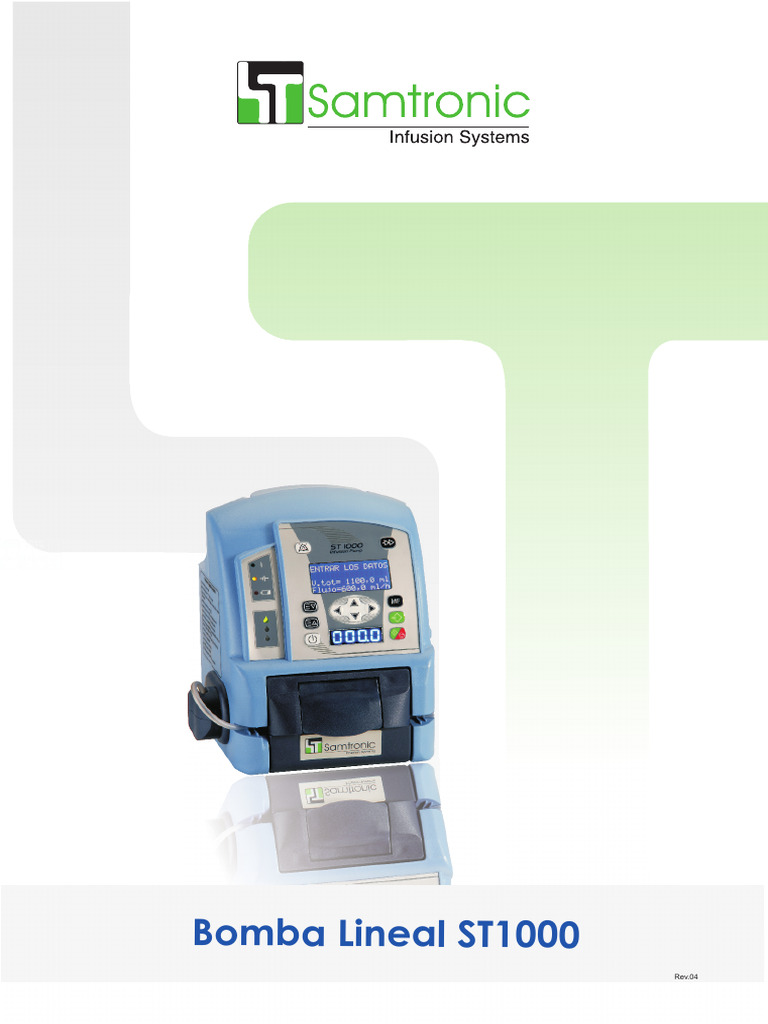 Bomba de Infusión Samtronic ST1000 | PDF