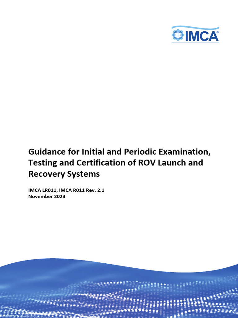 ROV Systems Recertification Guidance | PDF