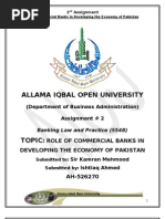 Download Role of Commercial Banks in developing the Economy of Pakistan by Ishtiaq Ahmed SN91507799 doc pdf