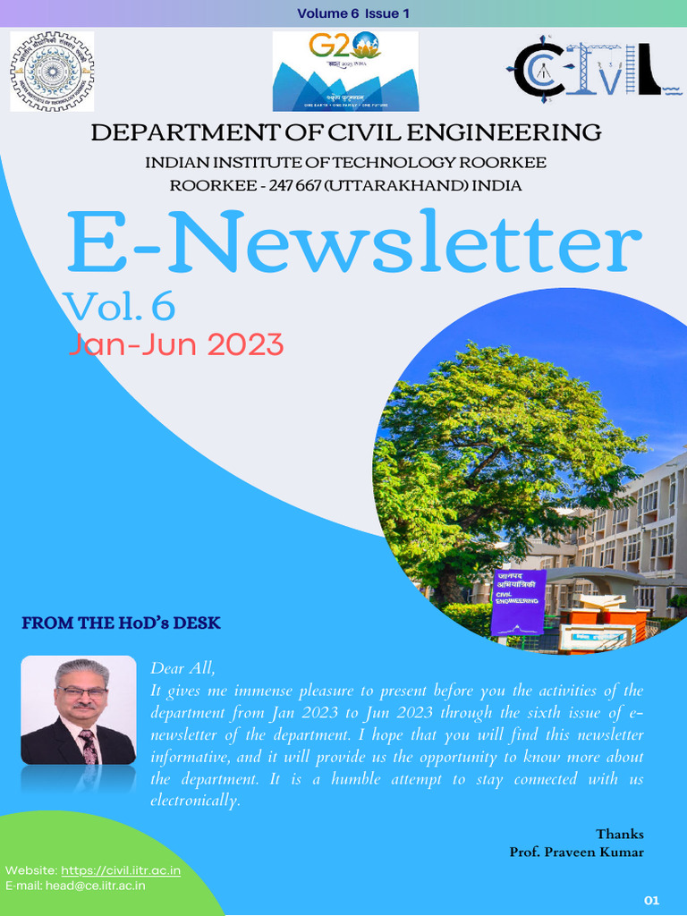 IIT Roorkee Civil Engineering Newsletter | PDF | Simulation