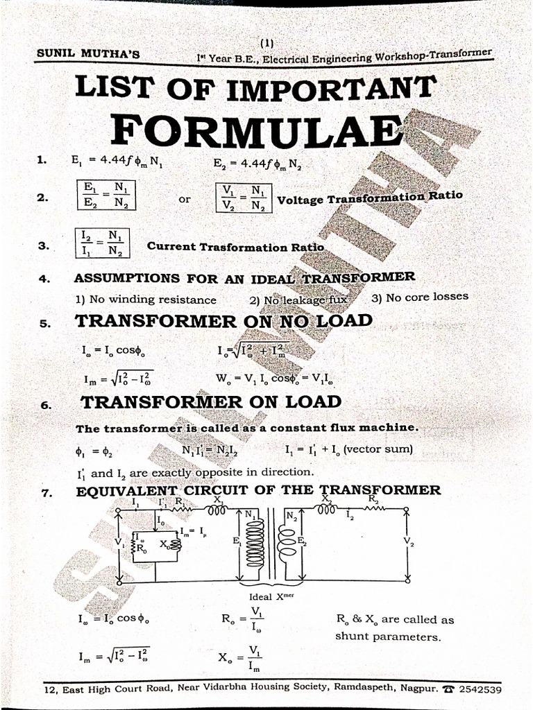 Transformer | PDF