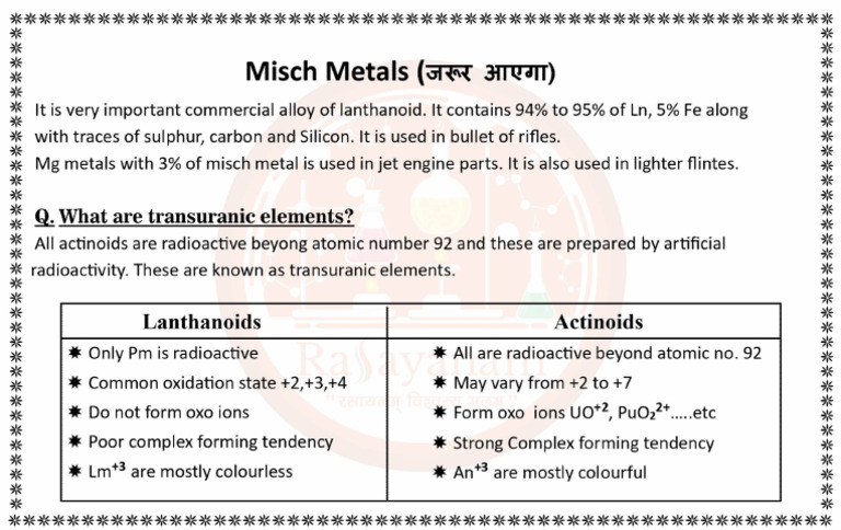 Misch Metals | PDF