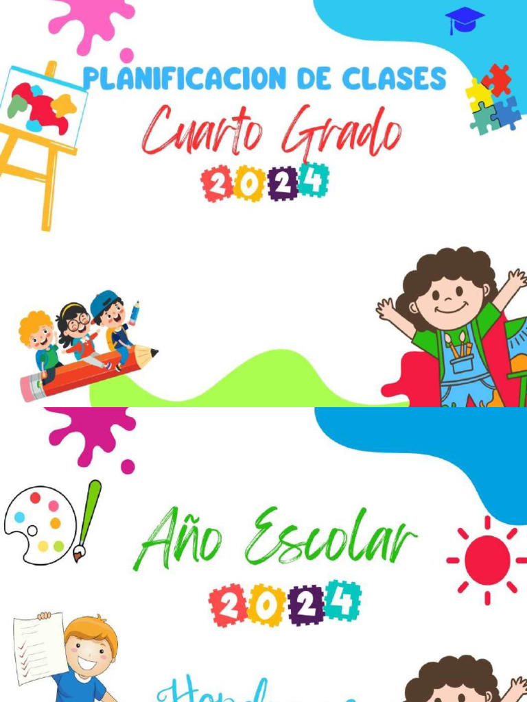 Planificación Clases Cuarto Grado 2025 | PDF | Cuentos | Enseñando