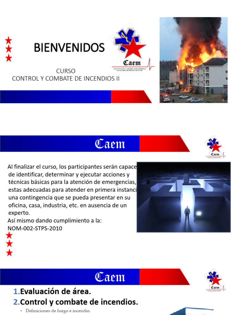 Curso de Control y Combate de Incendios | PDF | Incendios | Combustión