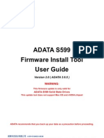 ADATA S599 Firmware Upgrade User Guide V2.0