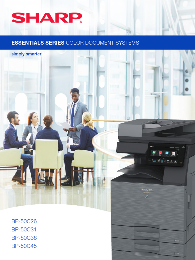 Sharp BP-50C26 Essentials Overview | PDF | Computer Security | Security