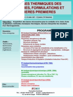 Formation Continue Analyses Thermiques Des Polymeres Formulations Et Matieres Premieres