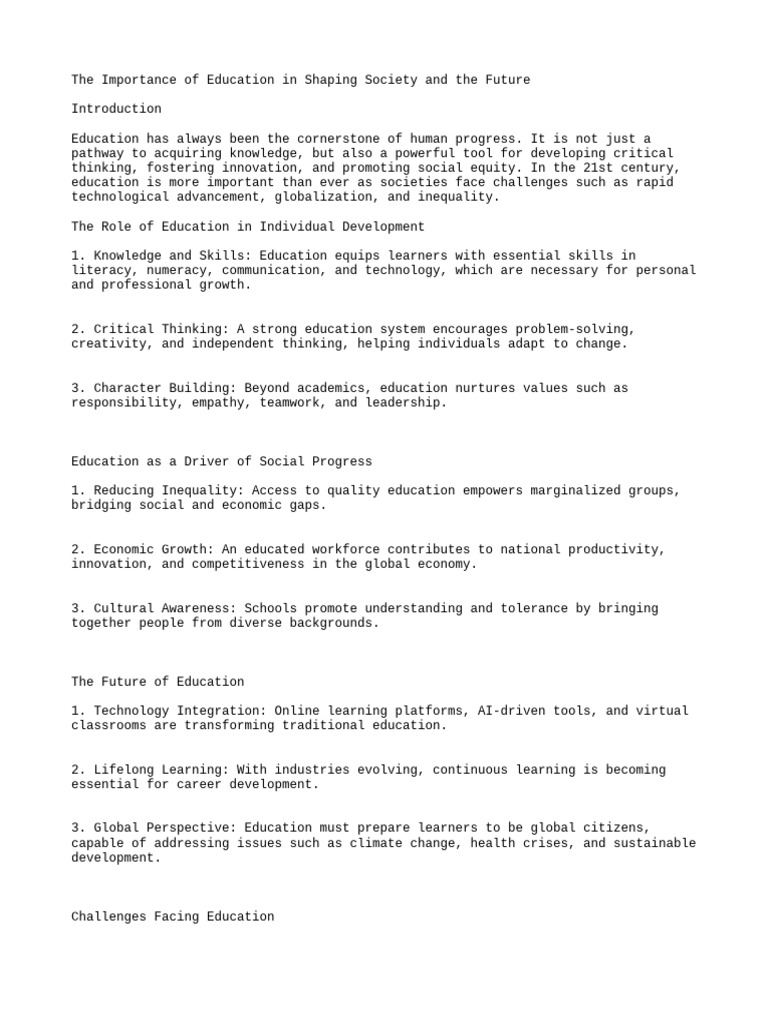 Education | PDF