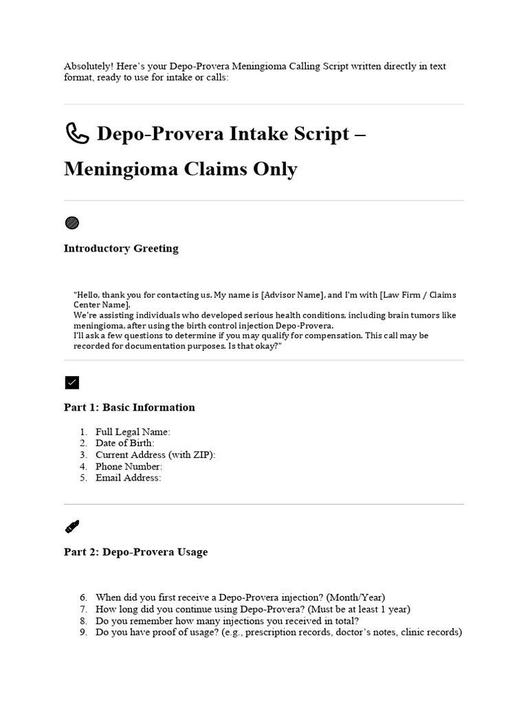 Depo Script For Call Centre | PDF